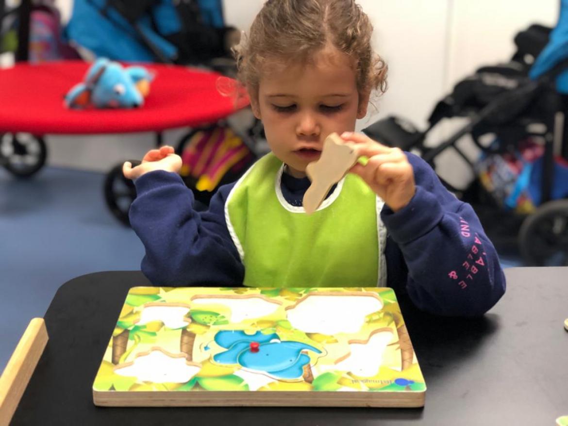 Una alumna del centro