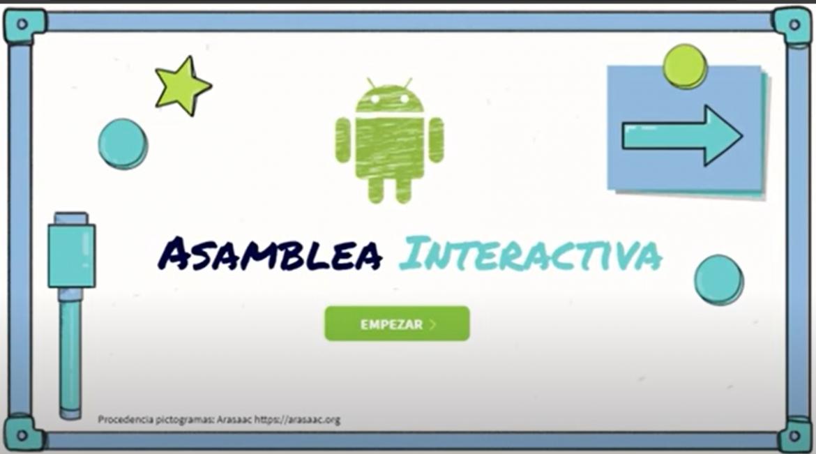 Visualización inicial del recurso: 'Asamblea Interactiva'