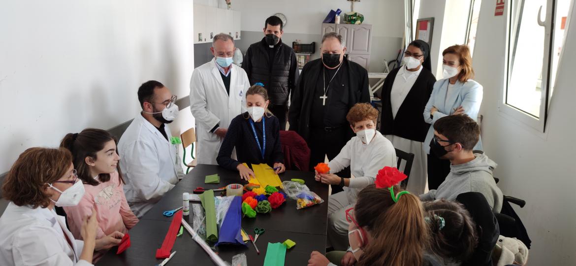 Visita del Obispo de Canarias