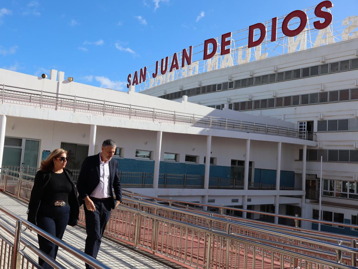 La consejera de Política Social del Cabildo de Gran Canaria visita San Juan de Dios Las Palmas