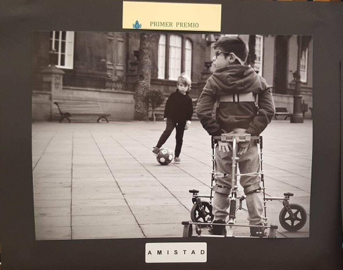La instantánea 'Amistad', ganadora del II Certamen de Fotografía y Discapacidad Ciudad San Juan de Dios Las Palmas