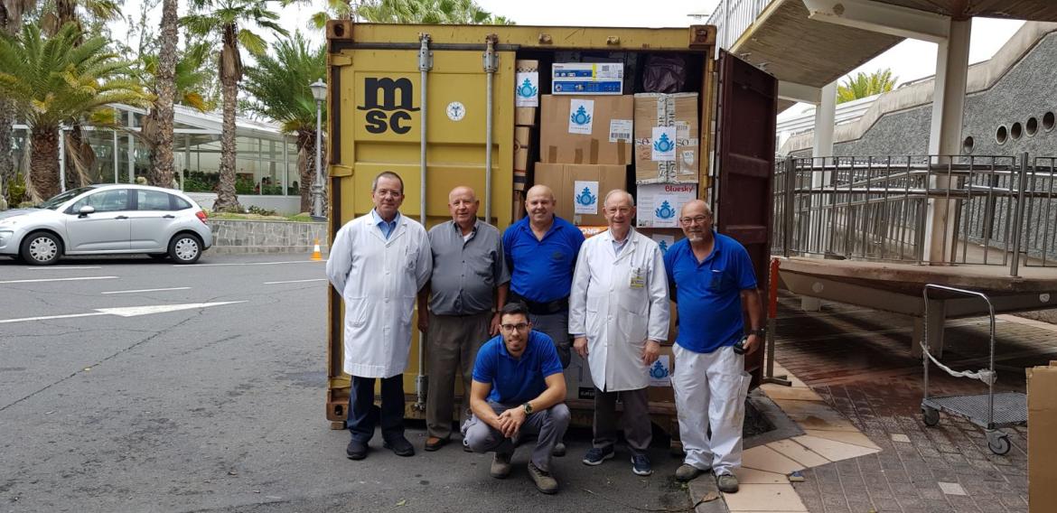 La Ciudad San Juan de Dios envía a Sierra Leona 20 toneladas de material clínico y alimentos