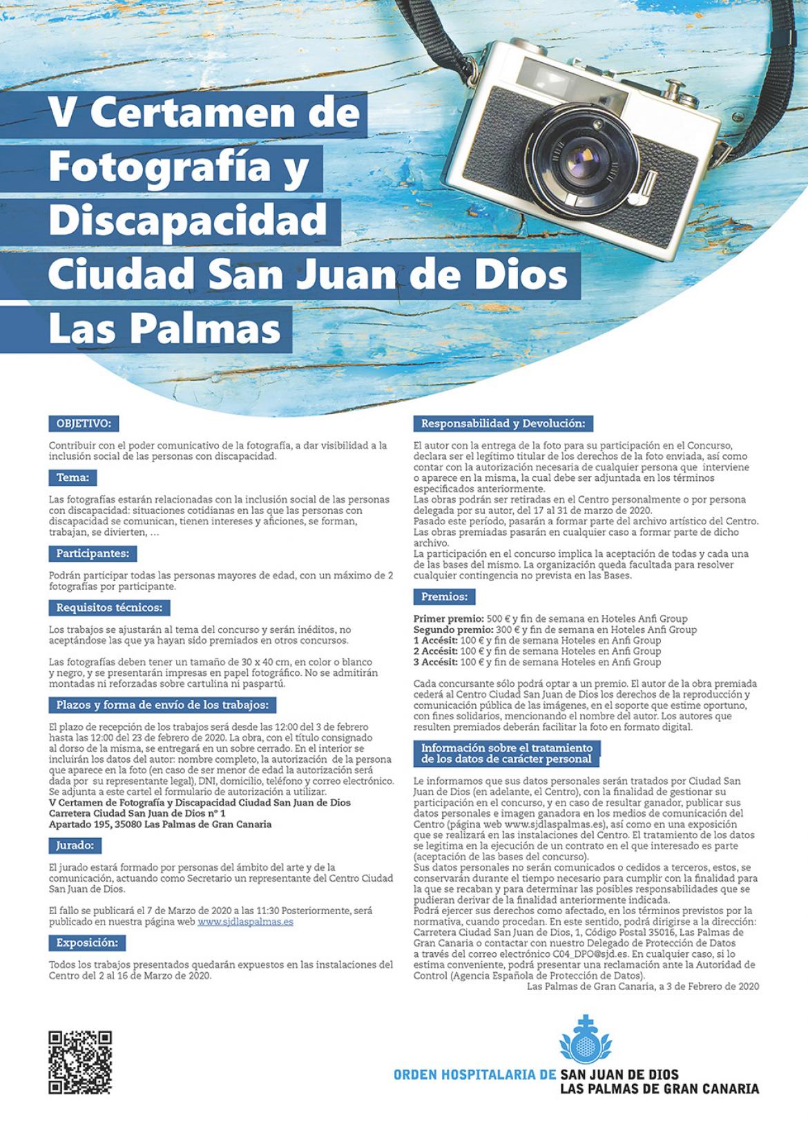 San Juan de Dios pone en marcha el V Certamen de Fotografía y Discapacidad 