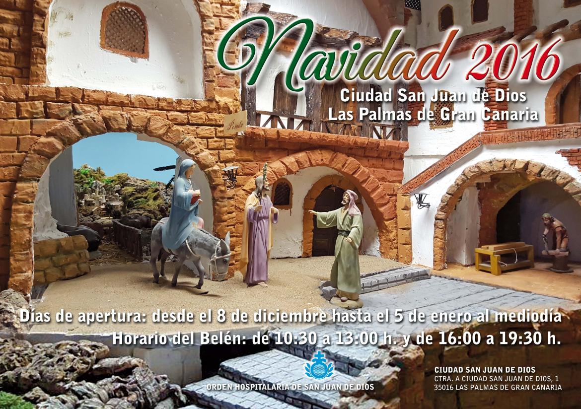  San Juan de Dios inaugura su Belén, Exposiciones y Tiendas Rastrillo en Las Palmas de Gran Canaria