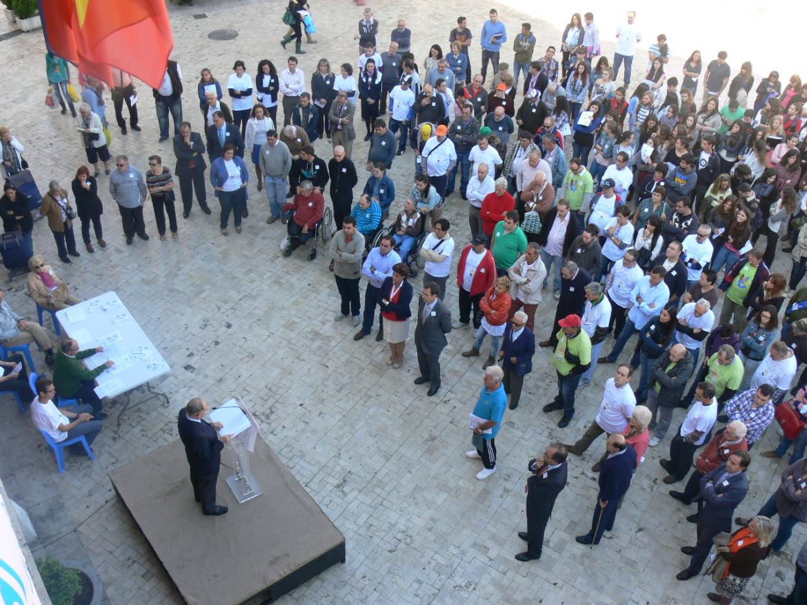 Concentración en Ciempozuelos por el Día Mundial de la Salud Mental