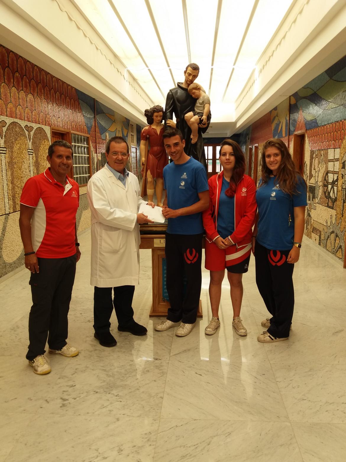 El Colegio Arenas Atlántico Arucas entrega un donativo a la Ciudad San Juan de Dios de Las Palmas