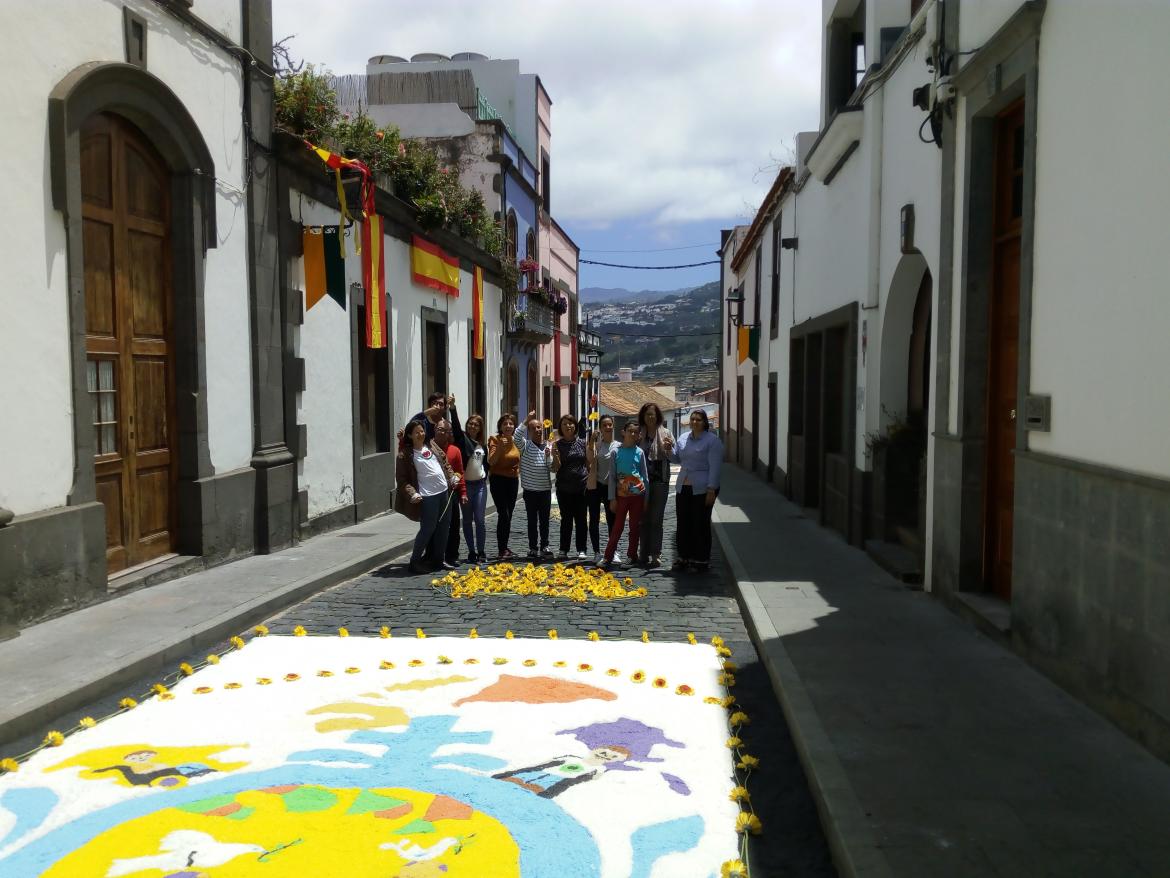 La Ciudad San Juan de Dios participa en la Fiesta de las Alfombras de Arucas