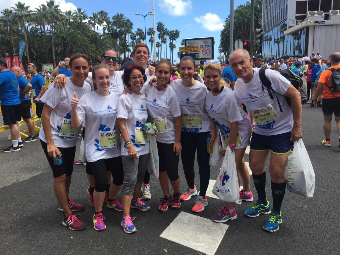 San Juan de Dios estuvo presente en la Carrera de las Empresas de Canarias7