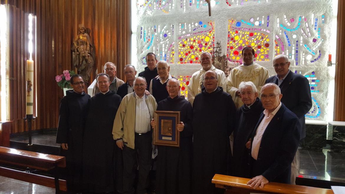 El hermano Miguel Martín Calderón celebra 50 años de profesión