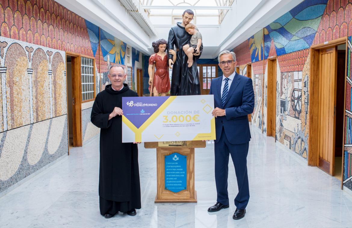 El desarrollo de terapias ocupacionales inspira la cooperación del Grupo Pérez Moreno con San Juan de Dios